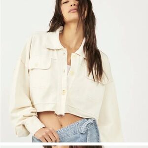 We the Free Cropped Saturday Shacket